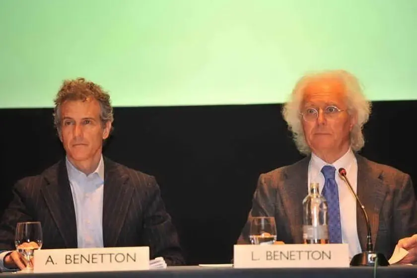 Alessandro e Luciano Benetton (Archivio L'Unione Sarda)