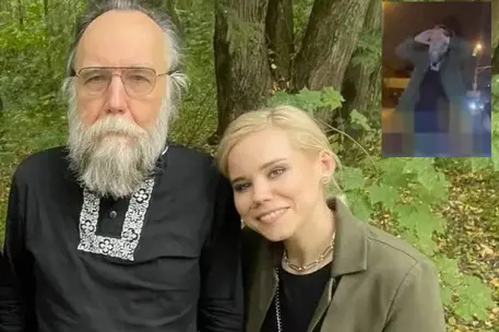 Daria Dugina, di 30 anni, figlia di Oleksandr Dugin considerato l'"ideologo di Putin", e' morta nell'esplosione di un'auto avvenuta alla periferia di Mosca, 21 agosto 2022. TWITTER +++ATTENZIONE LA FOTO NON PUO' ESSERE PUBBLICATA O RIPRODOTTA SENZA L'AUTORIZZAZIONE DELLA FONTE DI ORIGINE CUI SI RINVIA+++ (NPK)