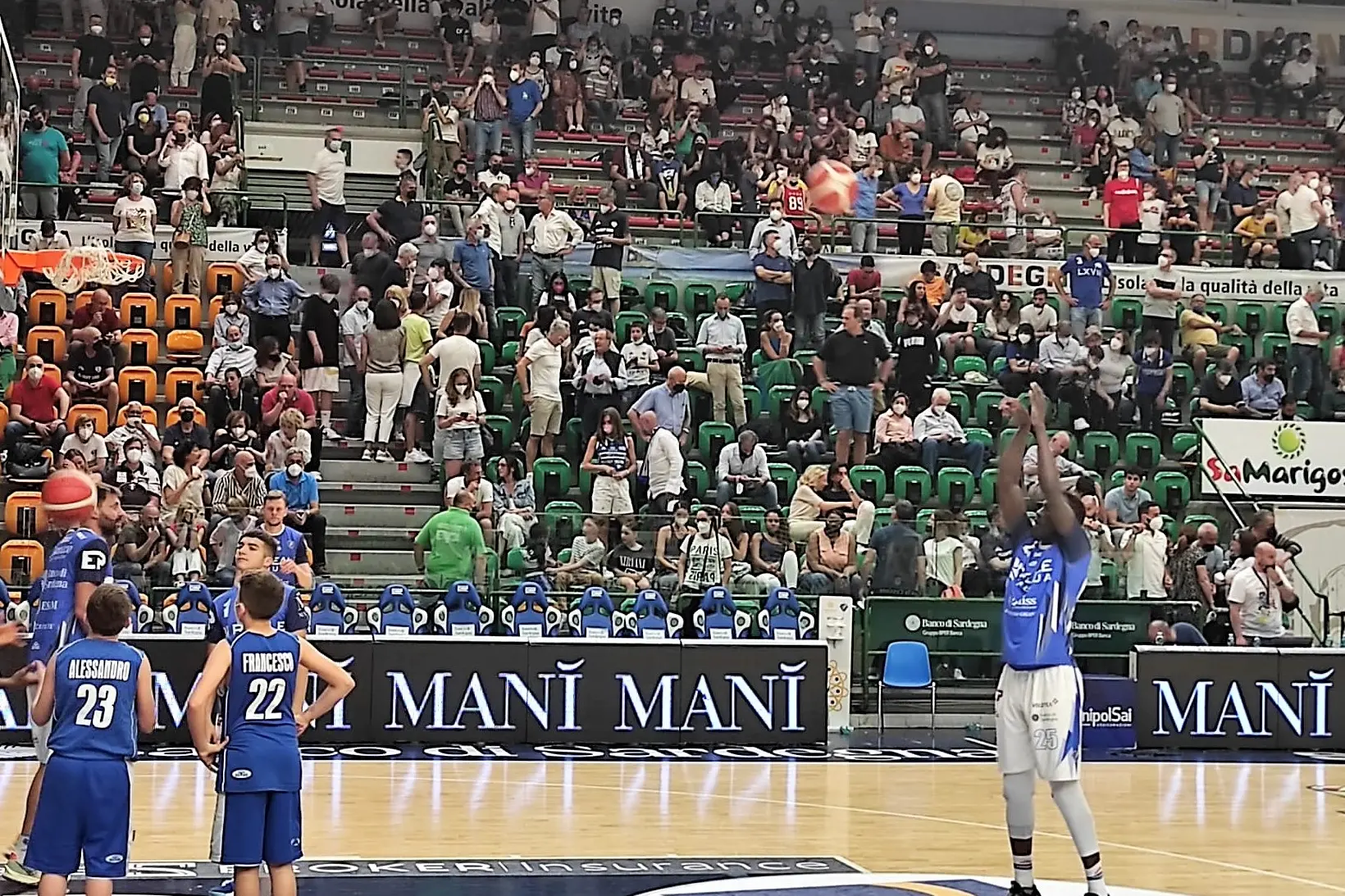 Pusmane Diop premiato dalla Lba come Most Improved Player (Archivio L'Unione Sarda-Marras)