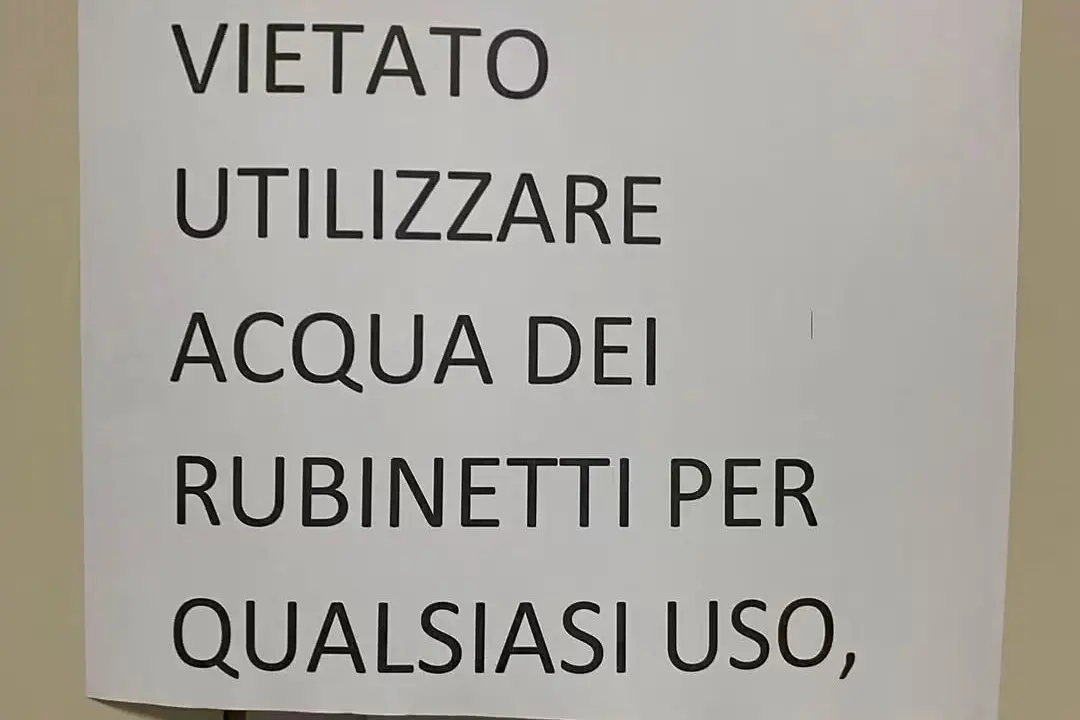 L'avvertimento in reparto