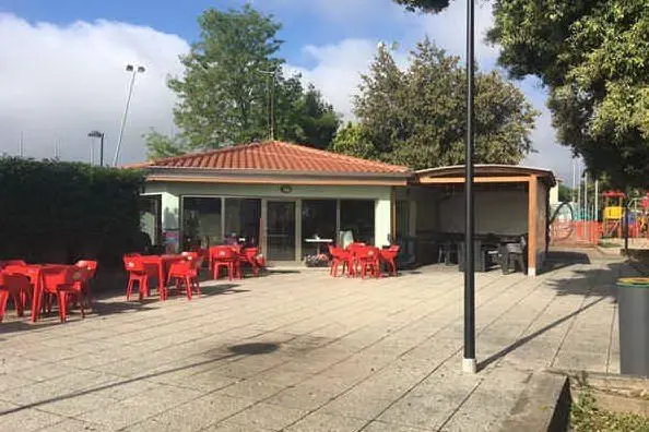 Il punto ristoro del parco