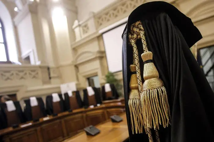 Un'aula della Corte di Cassazione (Ansa)