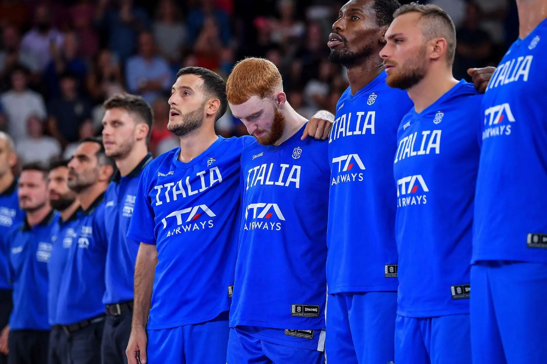 Gli azzurri (foto Twitter)