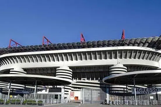 Lo stadio Giuseppe Meazza (Ansa)