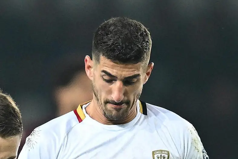 Alessandro Deiola, centrocampista del Cagliari (foto Ansa)