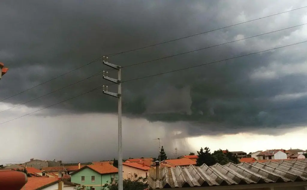 Villacidro vista da Serrenti (foto del nostro lettore Fabio Putzu)