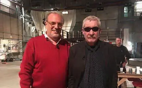 Con Ivano Fossati (foto da Facebook)