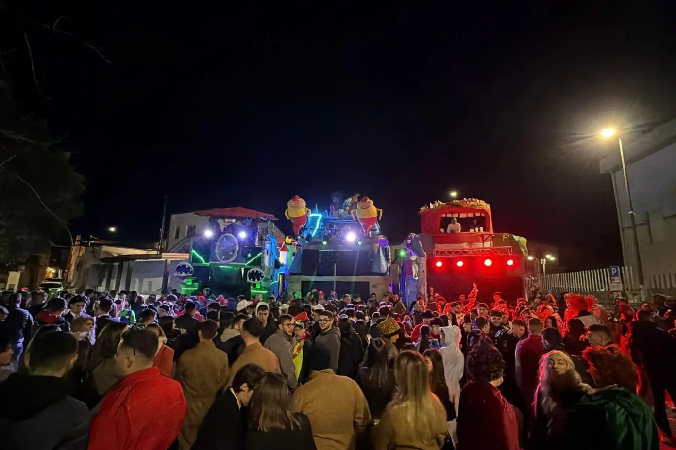 I carri allegorici a Lotzorai