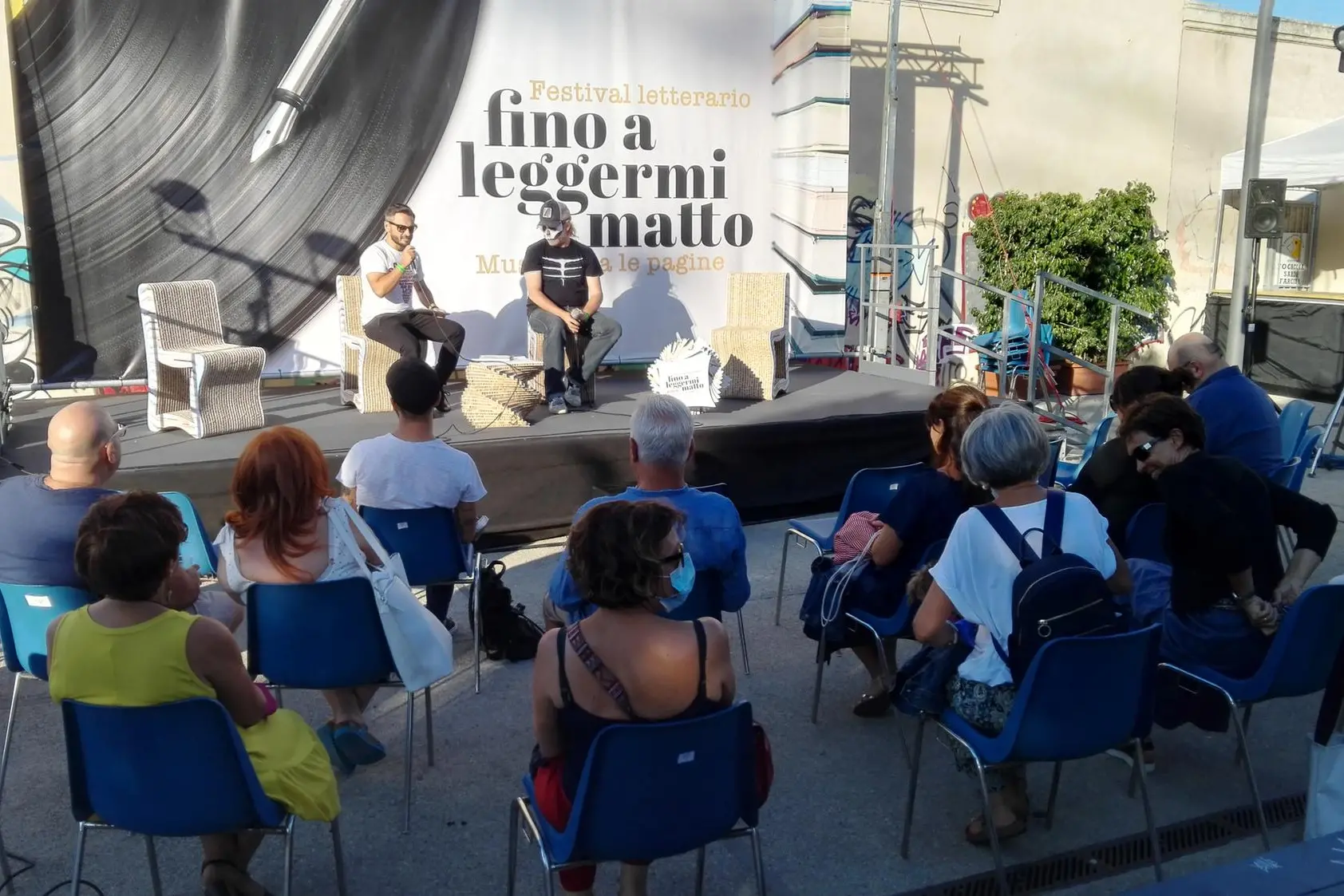 Una delle edizioni passate di Fino a leggermi matto (foto G. Marras)