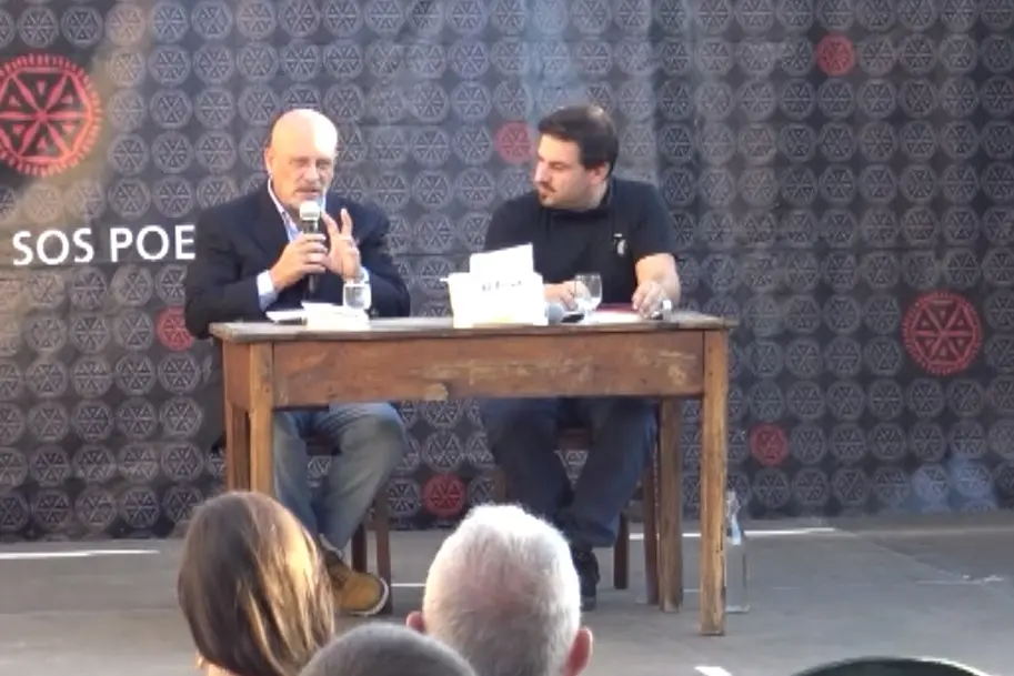 Un momento della presentazione del libro a Seneghe