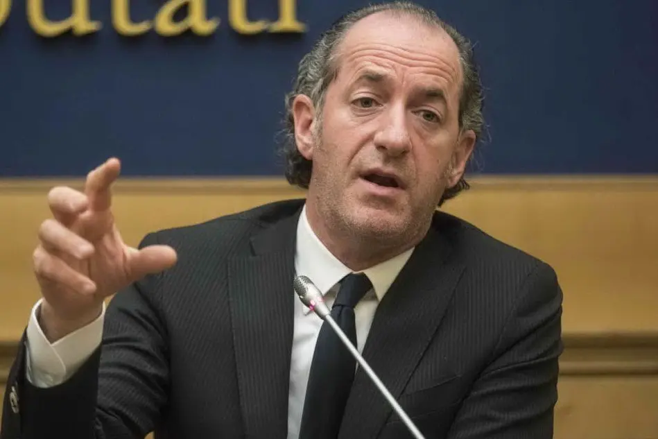 Il governatore veneto Luca Zaia