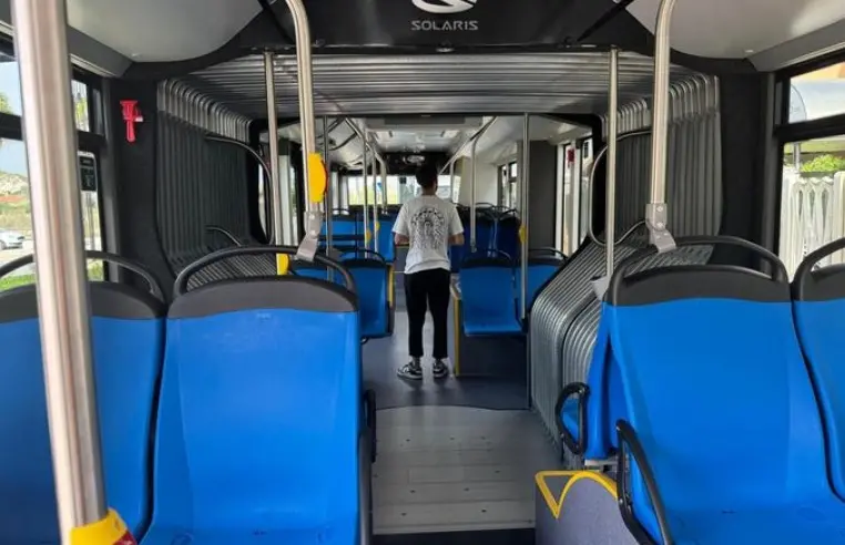 A bordo del nuovo bus elettrico del Ctm
