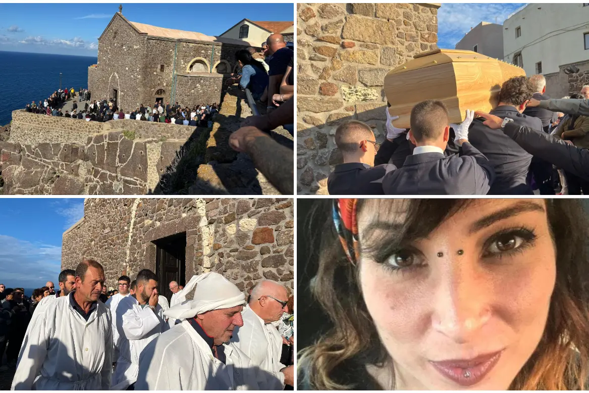 I funerali di Cinzia Pinna