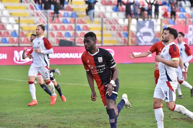 Diakite ha segnato una doppietta all'andata (foto Torres-A. Sanna)