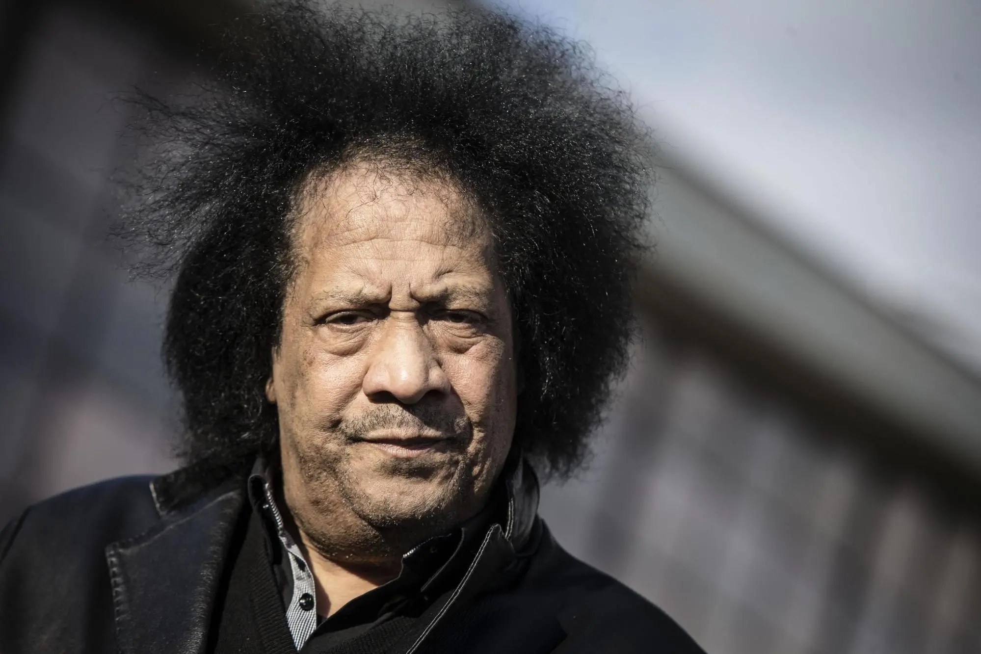 Saxofonist James Senese arrives at Pino Daniele's funeral, celebrated in Divino Amore Sanctuary, Rome, 07 January 2015. ANSA/ANGELO CARCONI