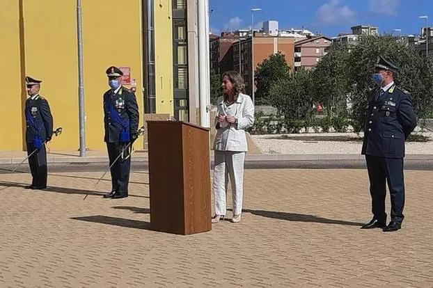 Un momento della cerimonia (foto Gdf)