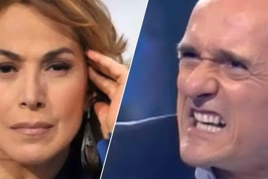 Barbara D'Urso e Alfonso Signorini (foto da frame Youtube)