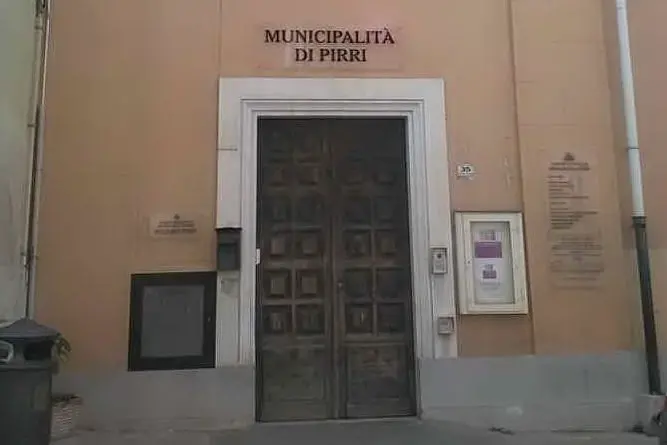 La sede della Municipalità di Pirri (Archivio L'Unione Sarda)