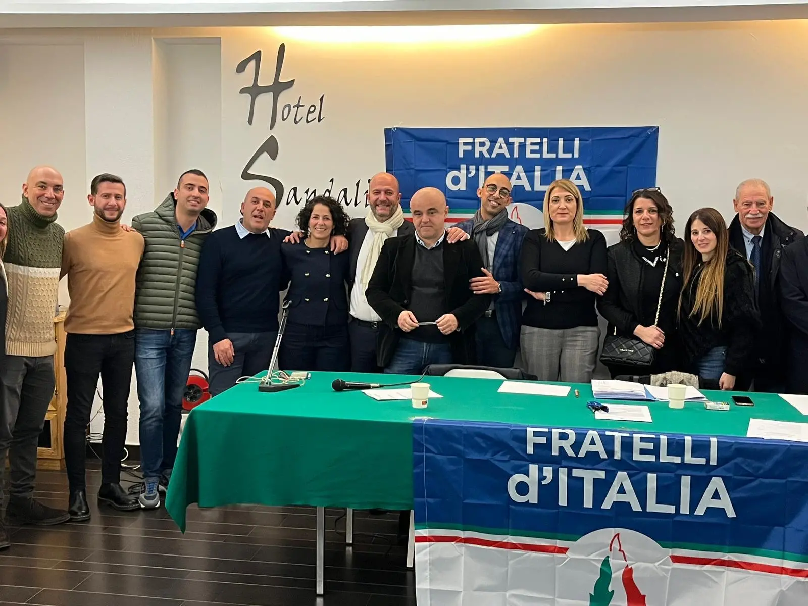 I dirigenti di FdI a Nuoro
