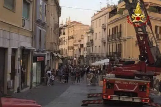 Paura in via Garibaldi a Cagliari