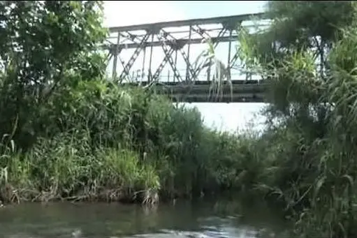 Il ponte ferroviario a Barrali