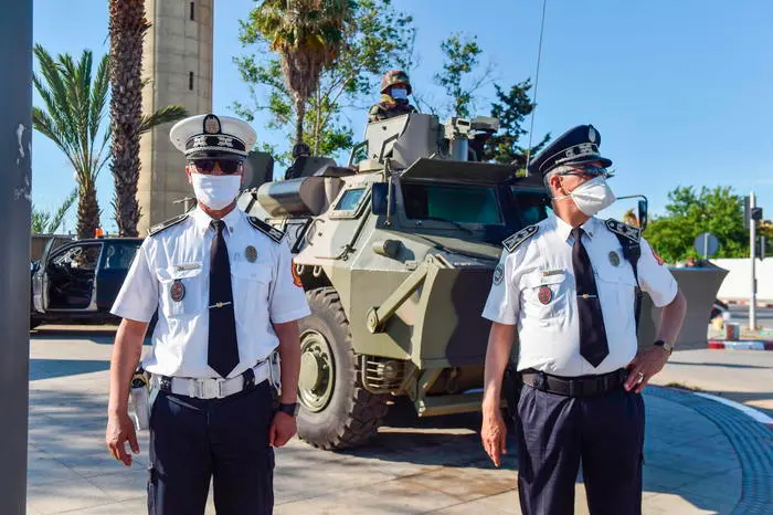 Poliziotti a Rabat (Ansa - Epa)