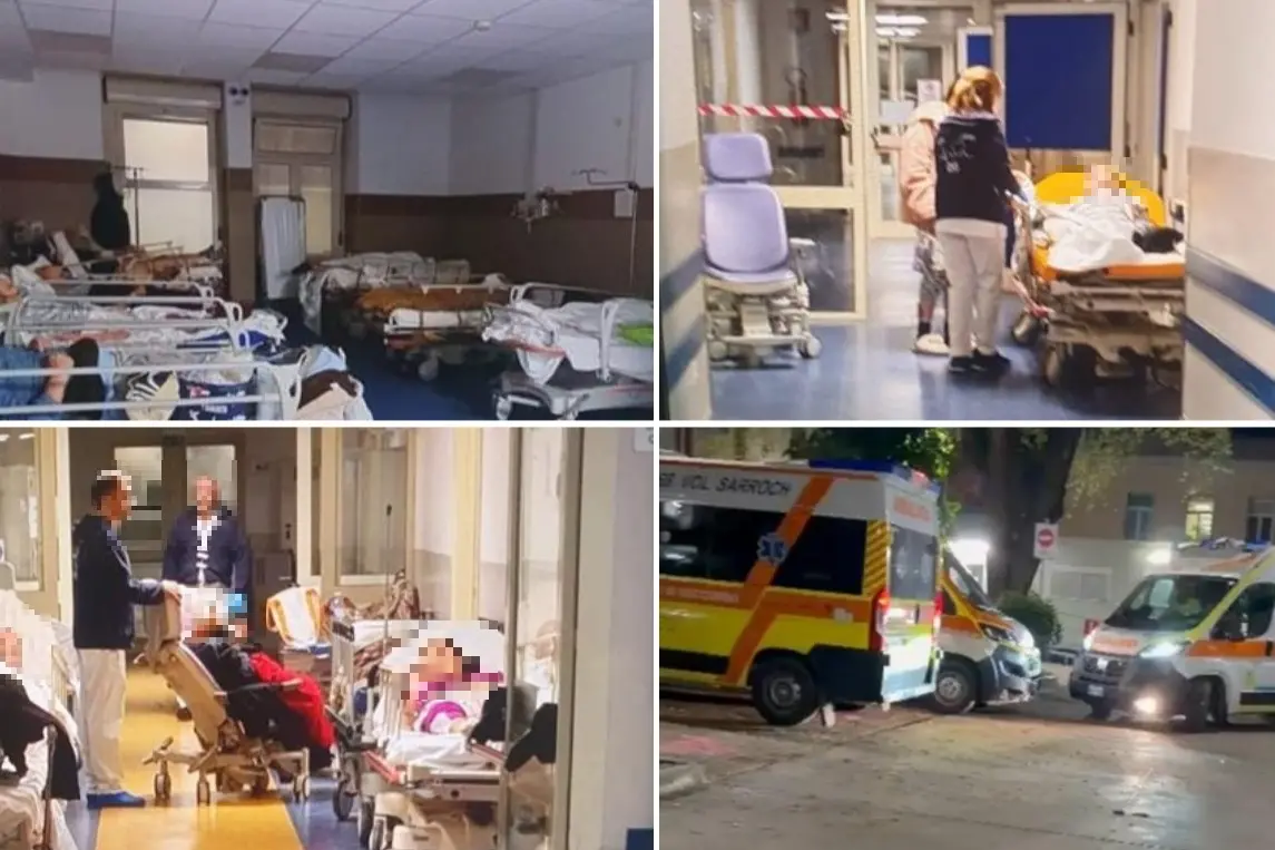 La situazione nei pronto soccorso a Cagliari