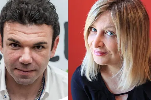 Davide Piras e Graziella Monni