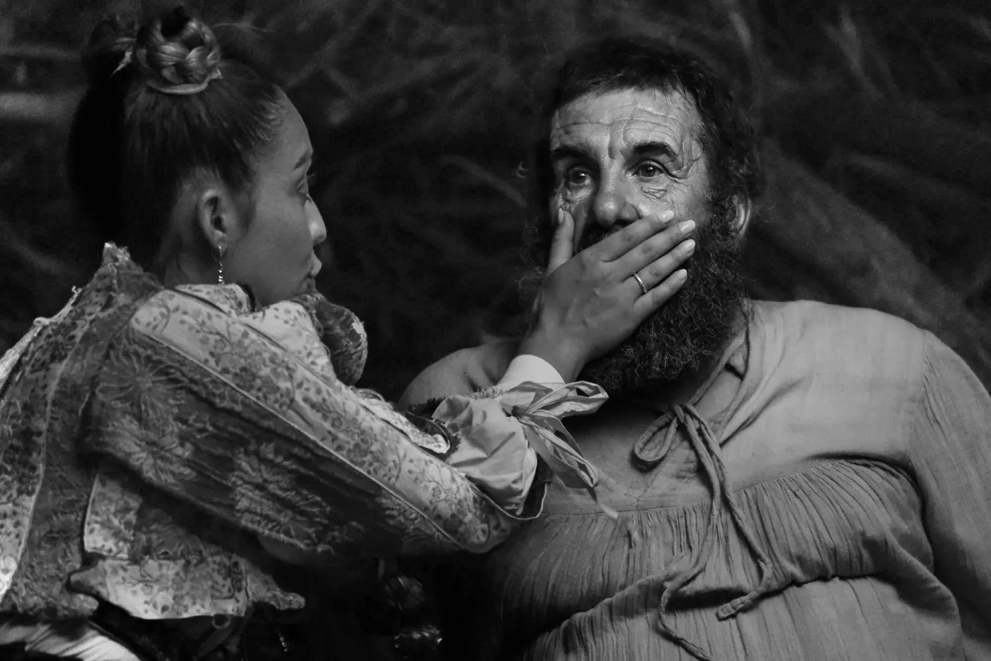 Giovanni e Nausica nella scena finale di Némos
