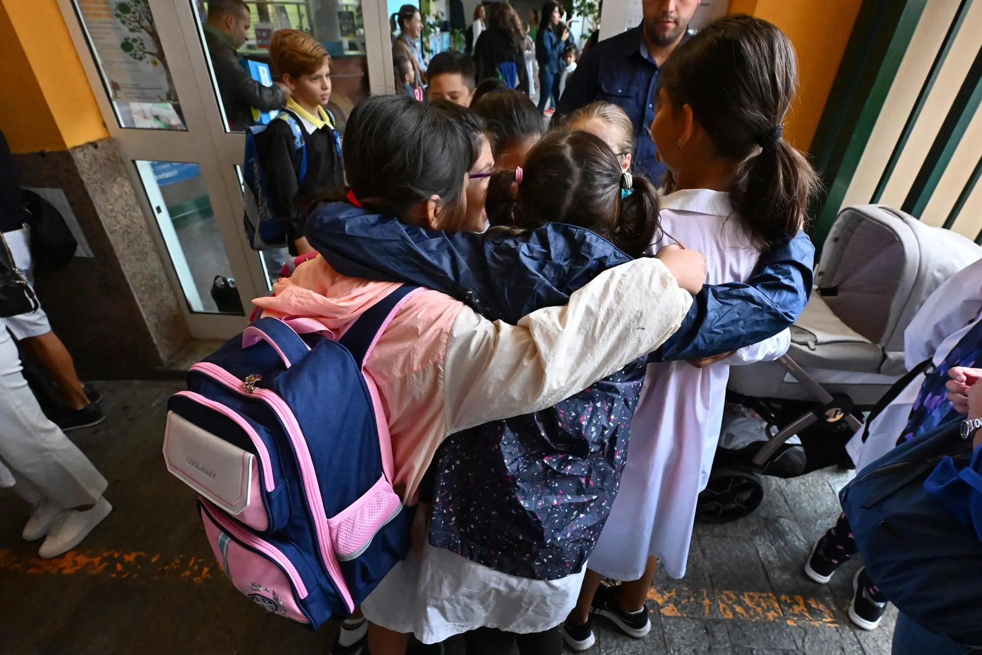 Primo giorno di scuola (immagine simbolo, foto Ansa)