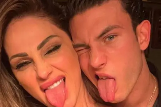 Anna Tatangelo e Mattia Narducci (foto Instagram)