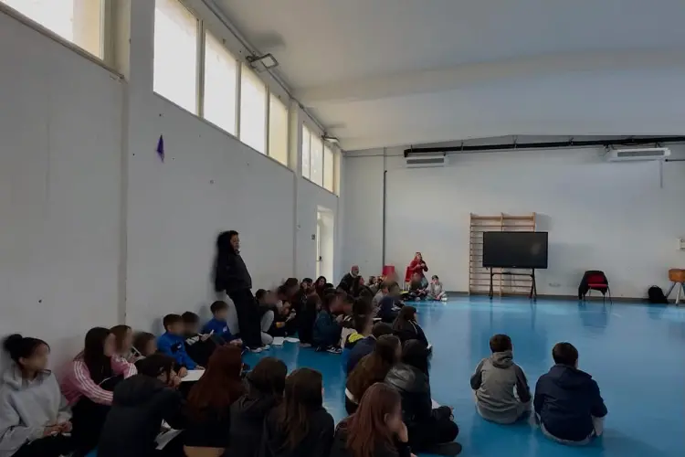 Studenti di Sennori coinvolti nel progetto "Olio in cattedra" (foto concessa)