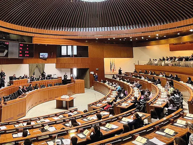 L’aula del Consiglio regionale