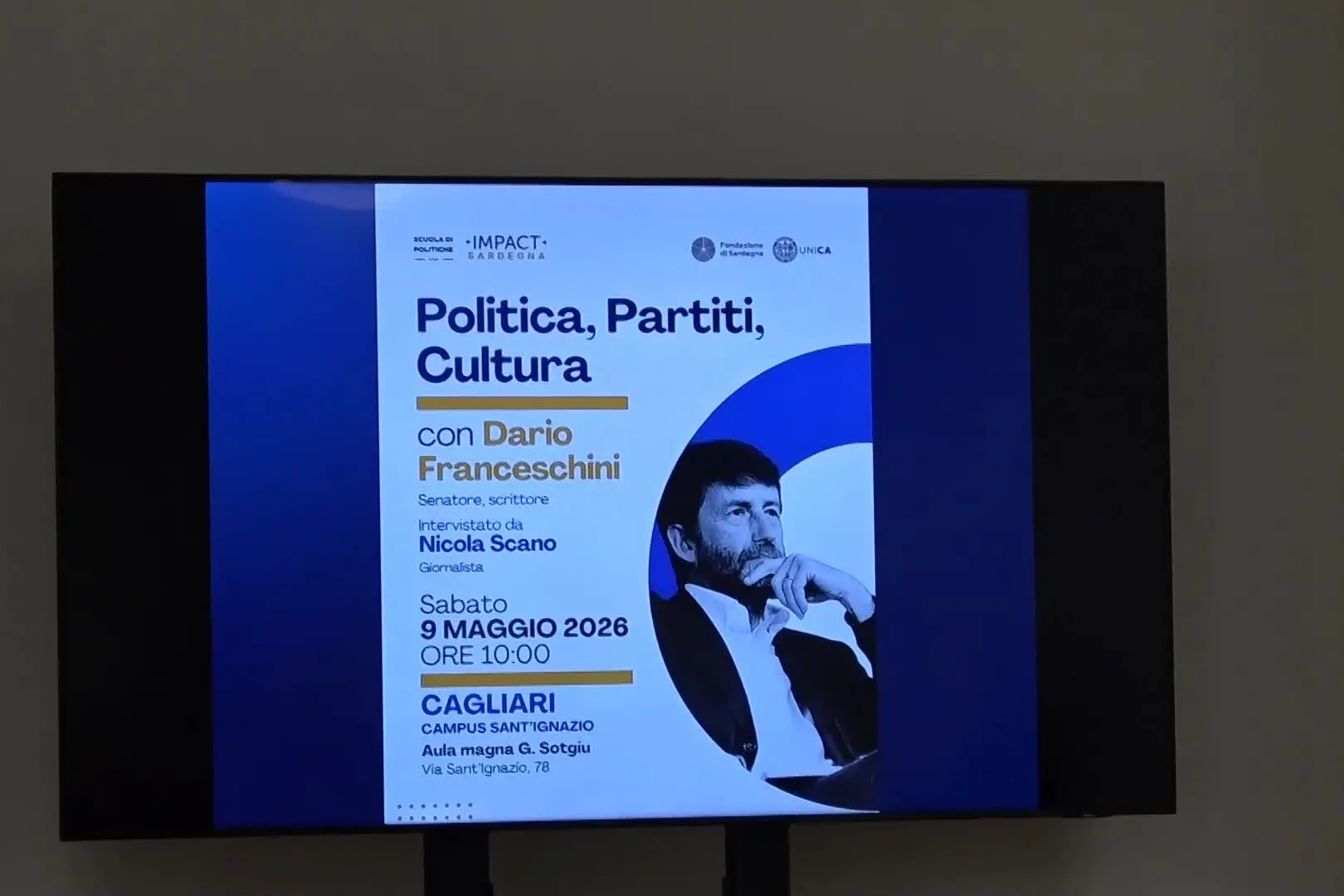Dario Franceschini a Cagliari: "Uniti per battere la destra alle elezioni politiche, siamo a buon punto"