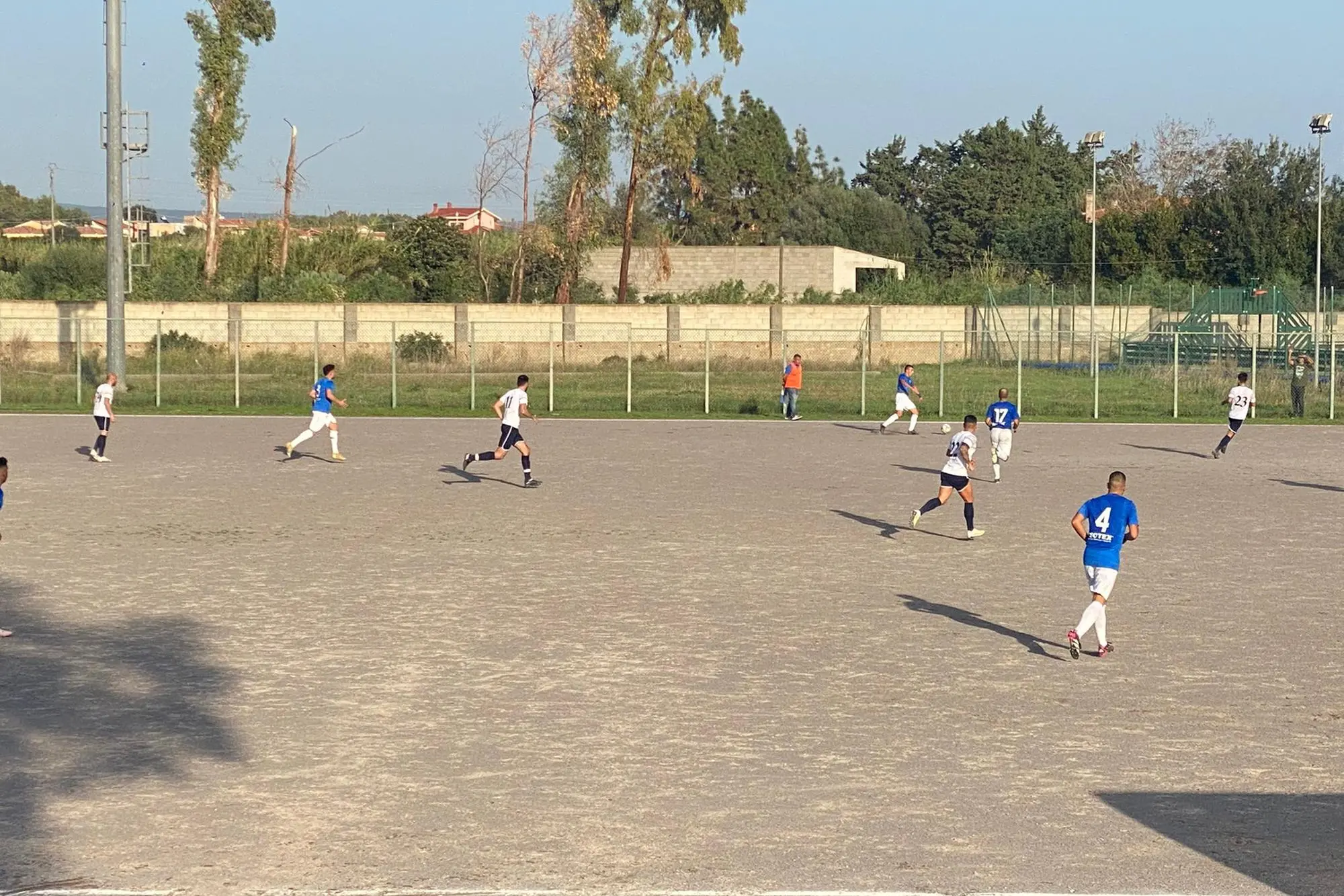 L'immagine di una partita della scorsa stagione della Sanverese (foto di Giacomo Pala)