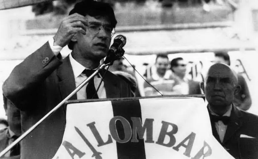 E' il primo segretario della Lega Nord (archivio L'Unione Sarda)