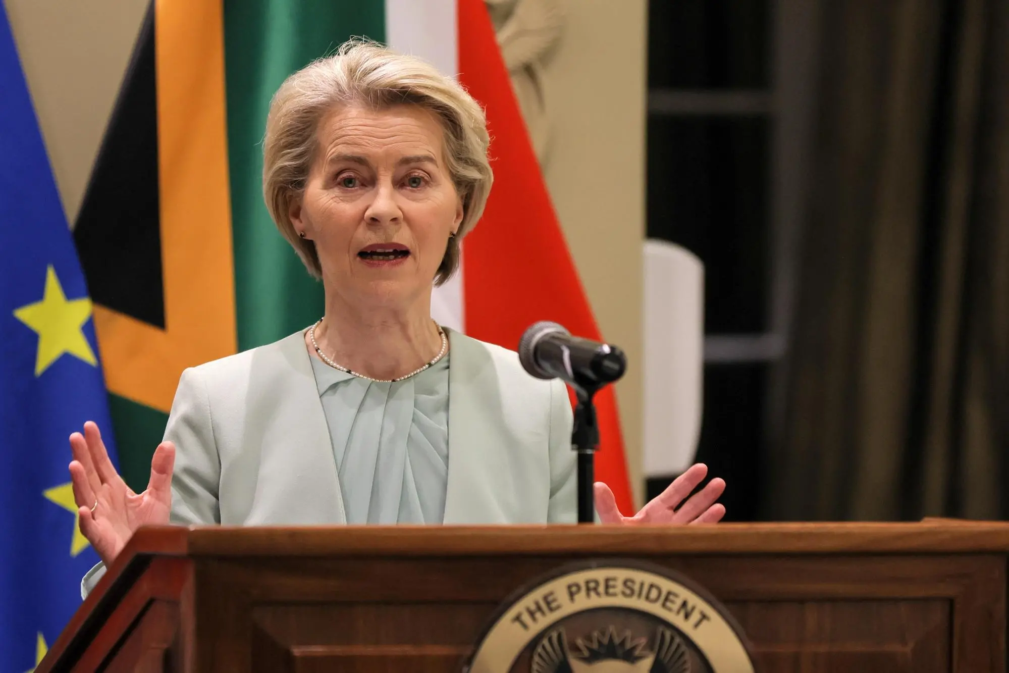 Ursula Von der Leyen (Ansa-Epa)