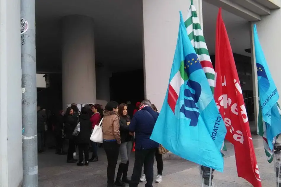 Lo sciopero di giovedì scorso (Foto S.Farris)
