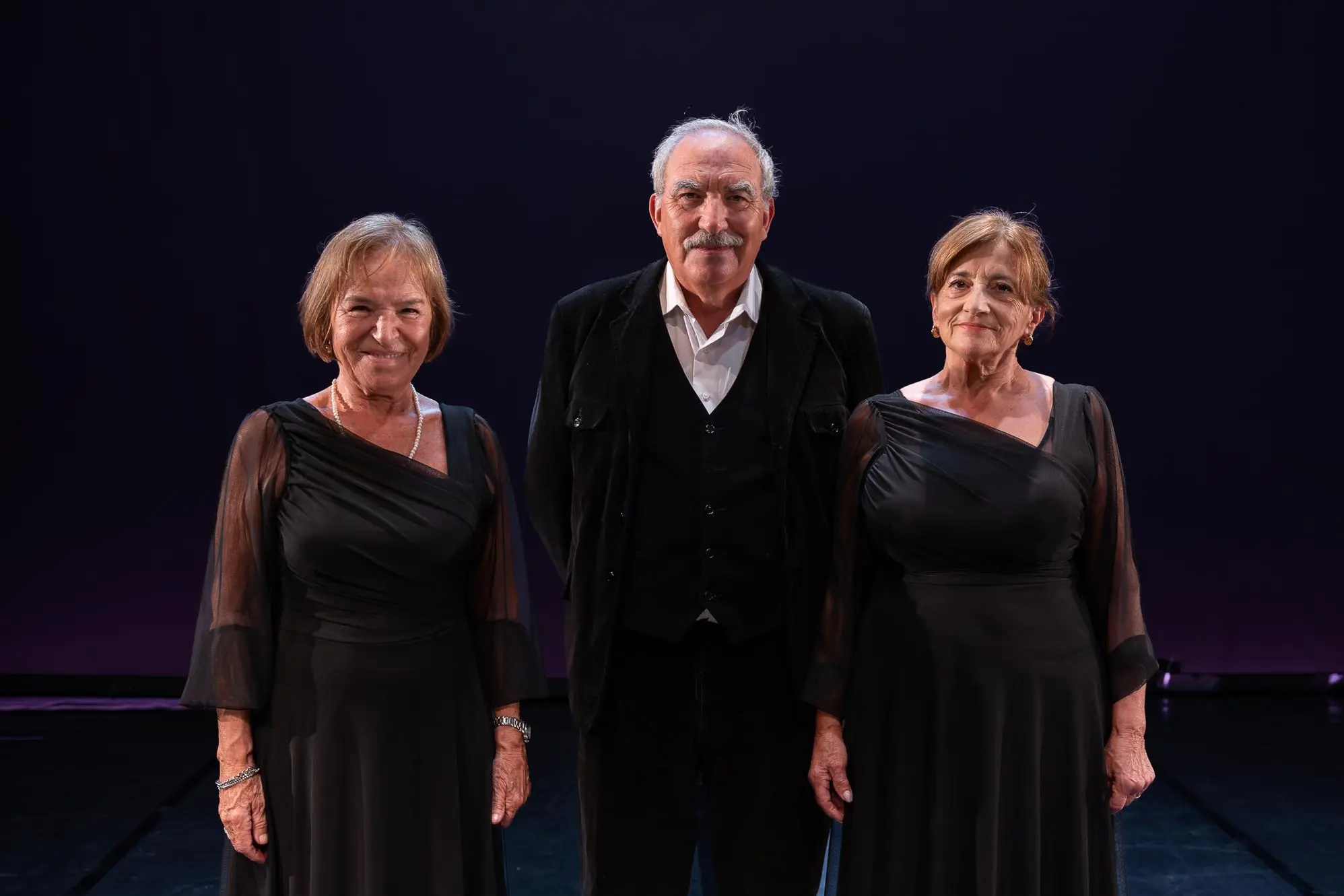 Teresa Soro, Mario Lunino e Alessandra Spiga (foto di Elisa Casula)