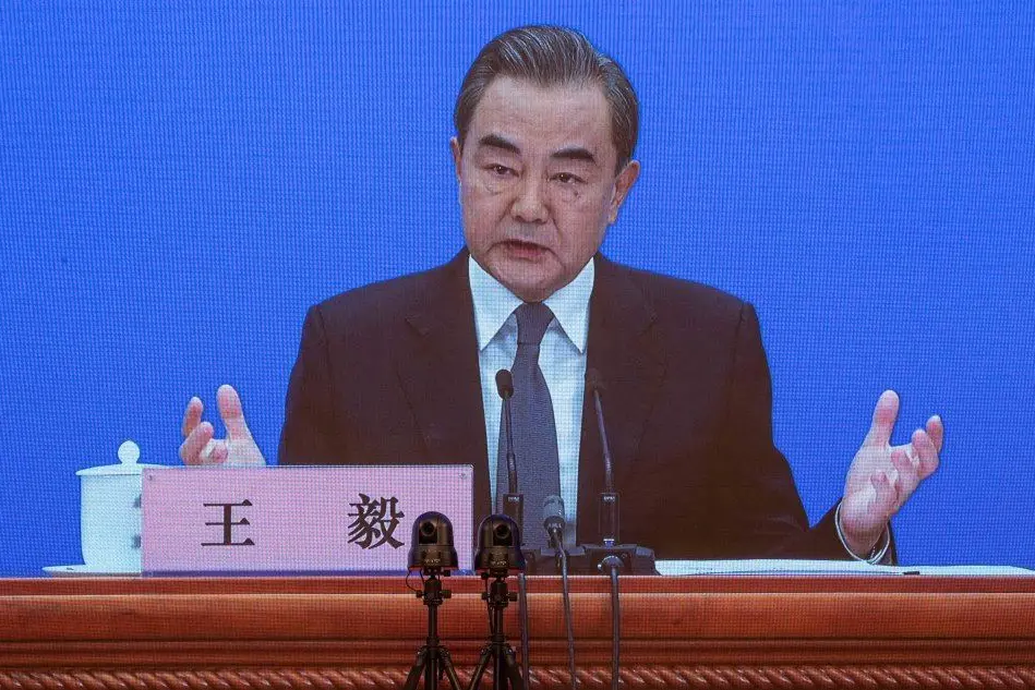 Il ministro degli Esteri cinese Wang Yi (Ansa)