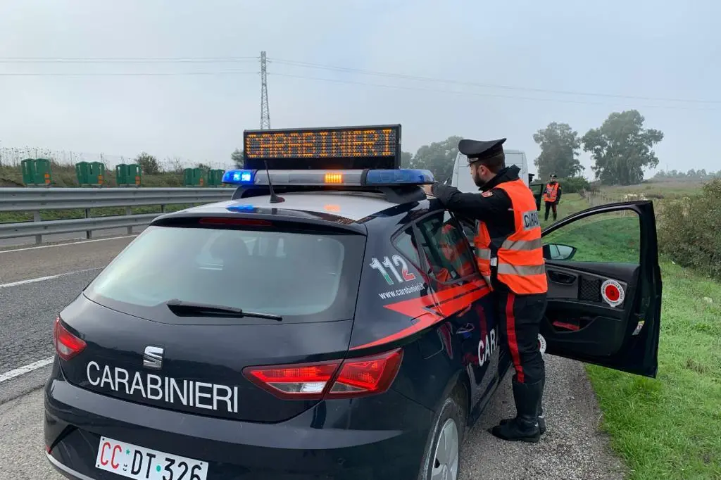 Una pattuglia dei carabinieri