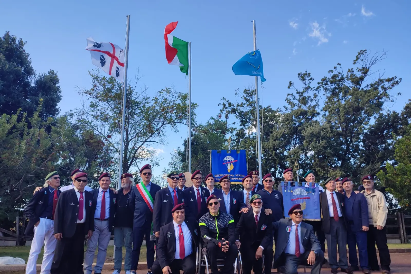 La cerimonia (foto L'Unione Sarda - Murru)