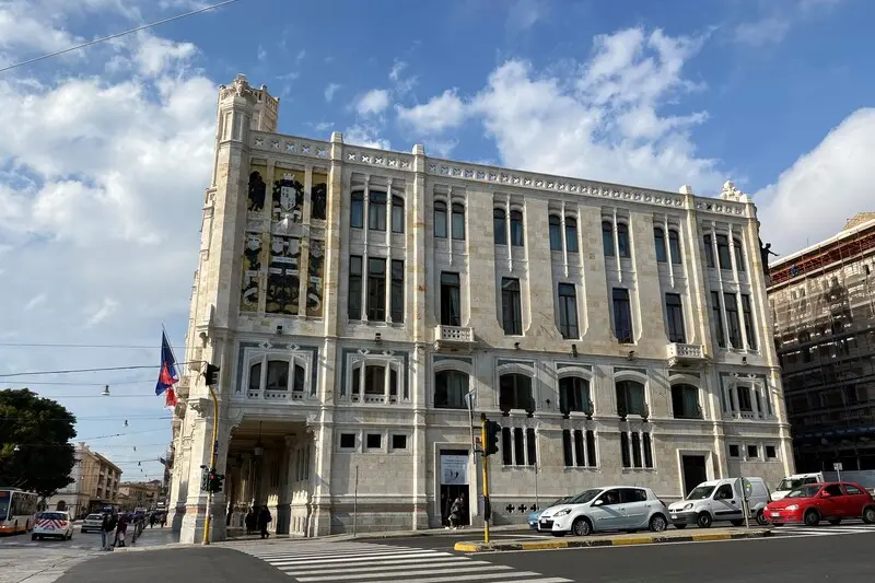 Palazzo Bacaredda (Archivio L'Unione Sarda)
