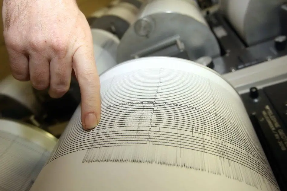Un sismografo (Archivio L'Unione Sarda)