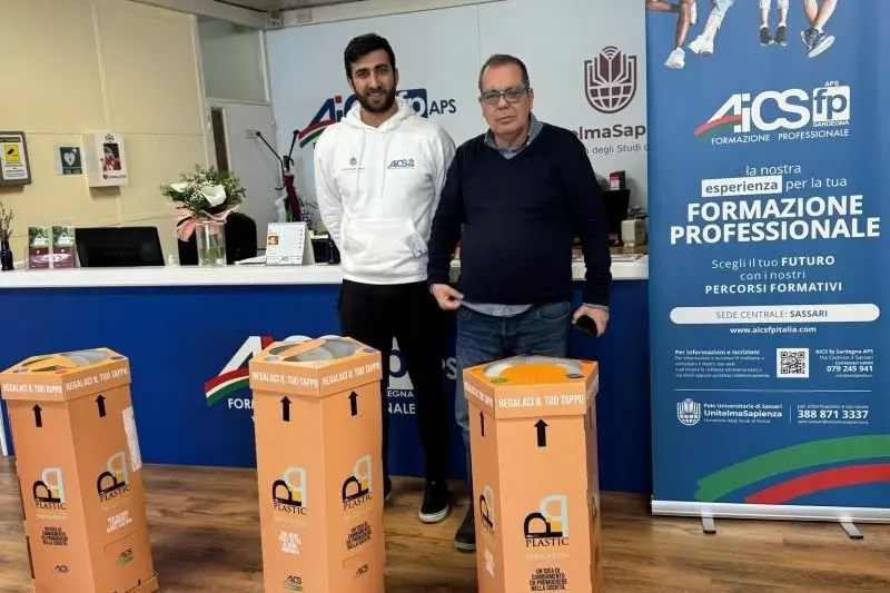 I rappresentanti dell'Aics provinciale Maurandi e Cassano
