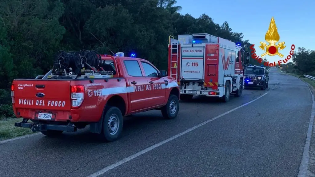 Il luogo dell'incidente sulla provinciale ghiacciata a Silius