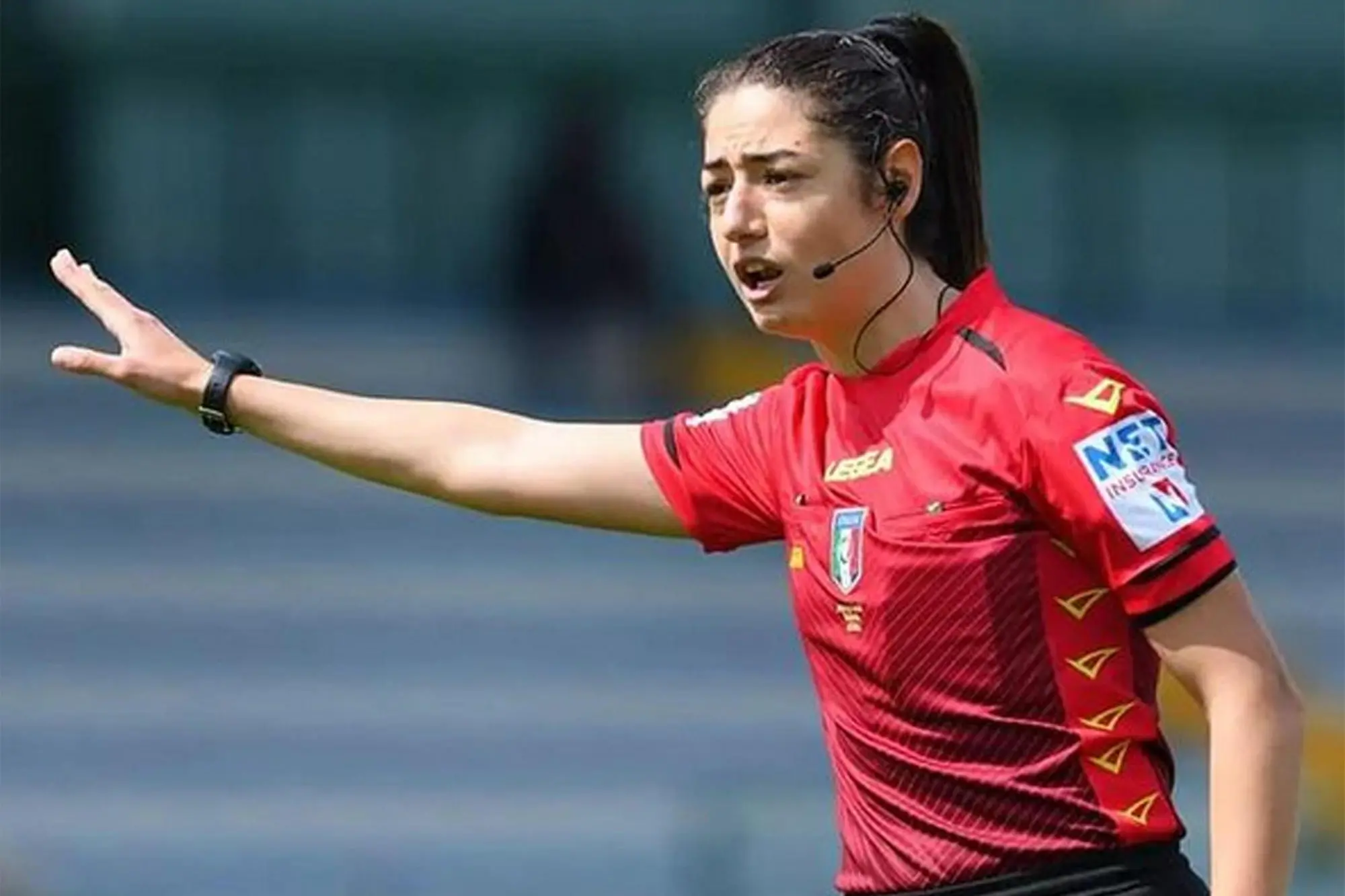 Maria Sole Ferrieri Caputi referee on Saturday at the Domus (Archive)