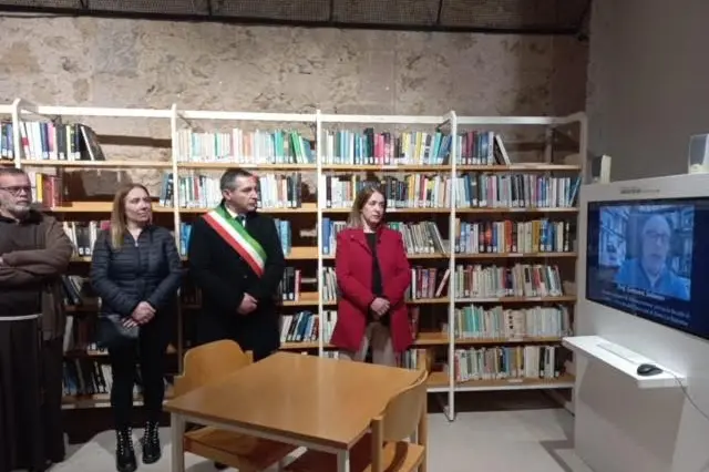 La nuova sede della biblioteca a Laconi (foto concessa)