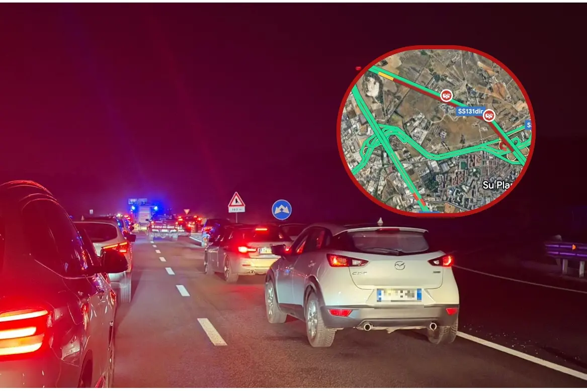 L'incidente sulla 131 dir (L'Unione Sarda)