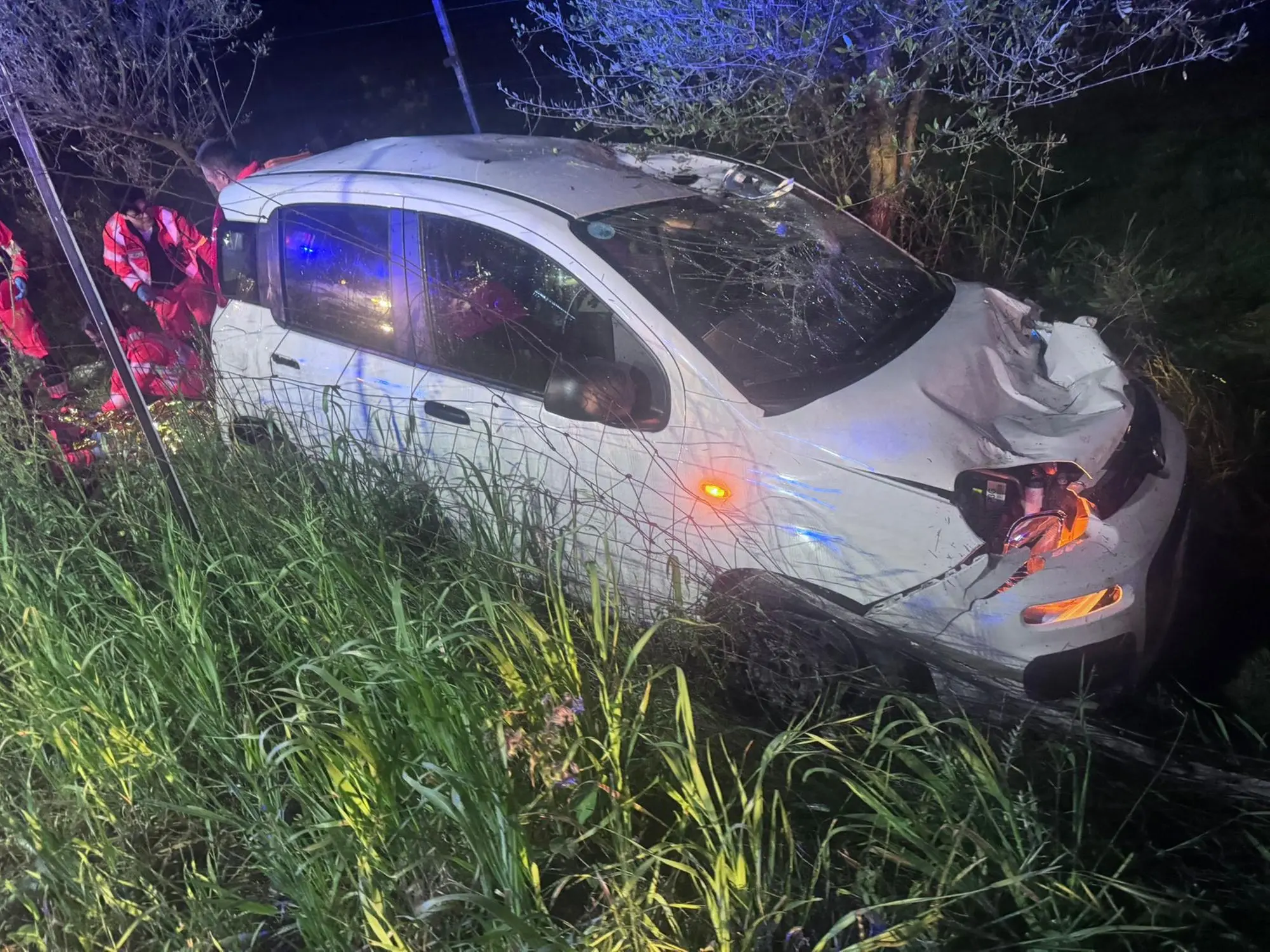 L'auto coinvolta nell'incidente